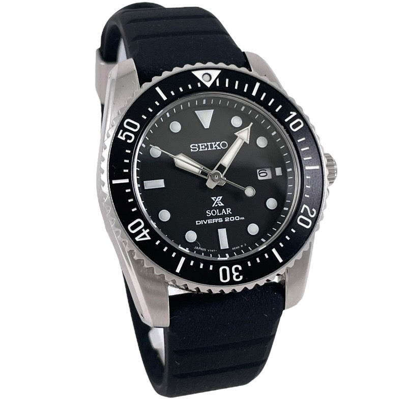 【SEIKO】セイコー プロスペックス ダイバースキューバ SBDN075 V147-0CS0 腕時計 SS/ラバー メンズ 200m ソーラー