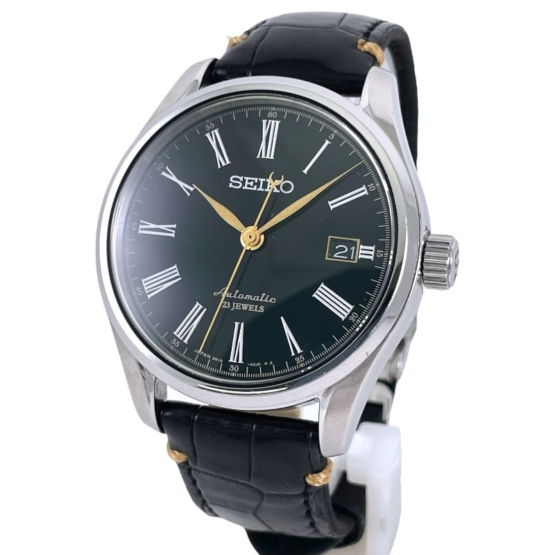 【SEIKO】セイコー プレザージュ SARX029 6R15-03E0 腕時計 SS/レザー メンズ 自動巻き 田村一舟 漆ダイアル 23石 オートマティック