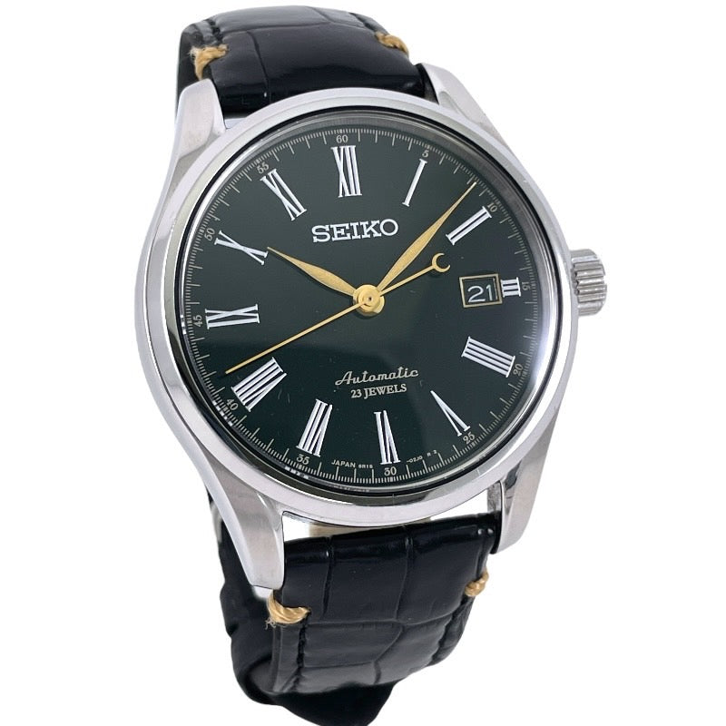 【SEIKO】セイコー プレザージュ SARX029 6R15-03E0 腕時計 SS/レザー メンズ 自動巻き 田村一舟 漆ダイアル 23石 オートマティック
