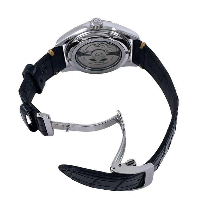 【SEIKO】セイコー プレザージュ SARX029 6R15-03E0 腕時計 SS/レザー メンズ 自動巻き 田村一舟 漆ダイアル 23石 オートマティック