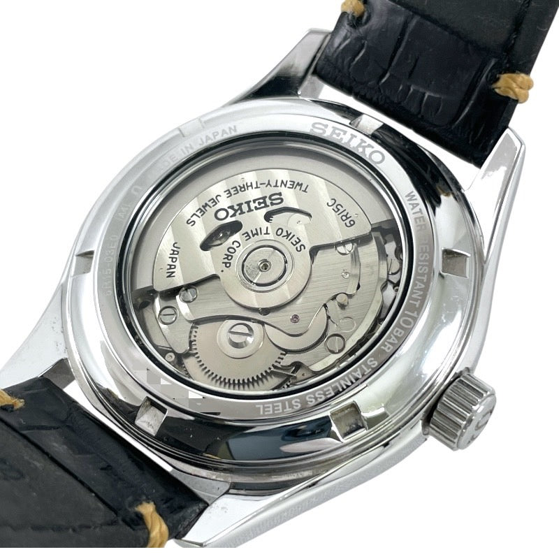 【SEIKO】セイコー プレザージュ SARX029 6R15-03E0 腕時計 SS/レザー メンズ 自動巻き 田村一舟 漆ダイアル 23石 オートマティック
