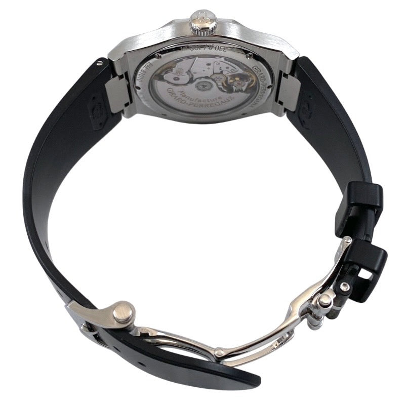 【GIRARD-PERREGAUX】ジラール・ペルゴ ロレアート 42mm 81010-11-634-BB6A 腕時計 SS/ラバー メンズ 自動巻き ラバー