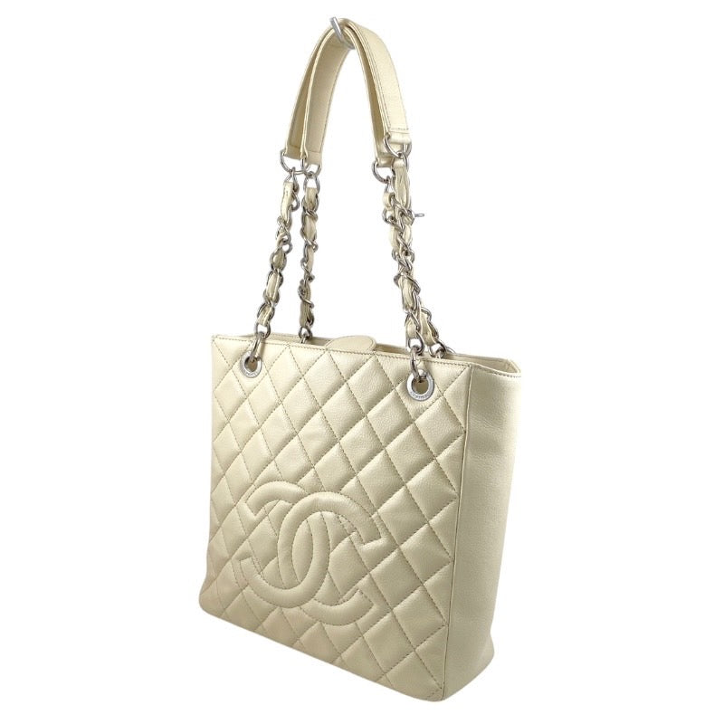 【CHANEL】シャネル PST チェーントート A50994 トートバッグ レディース キャビアスキン ココマーク ハンド