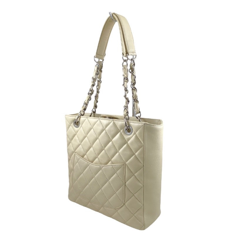 【CHANEL】シャネル PST チェーントート A50994 トートバッグ レディース キャビアスキン ココマーク ハンド