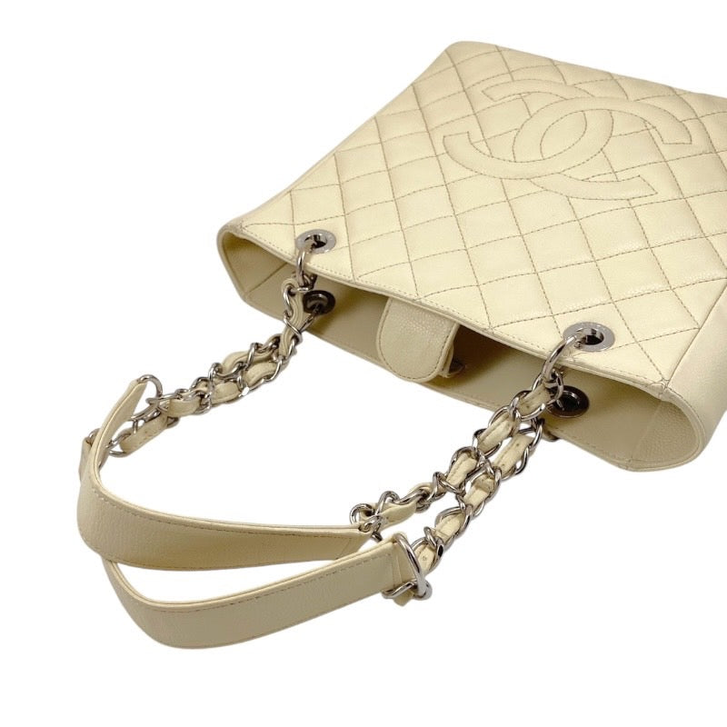 【CHANEL】シャネル PST チェーントート A50994 トートバッグ レディース キャビアスキン ココマーク ハンド