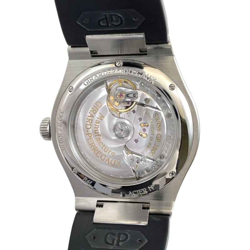 【GIRARD-PERREGAUX】ジラール・ペルゴ ロレアート 42mm 81010-11-634-BB6A 腕時計 SS/ラバー メンズ 自動巻き ラバー