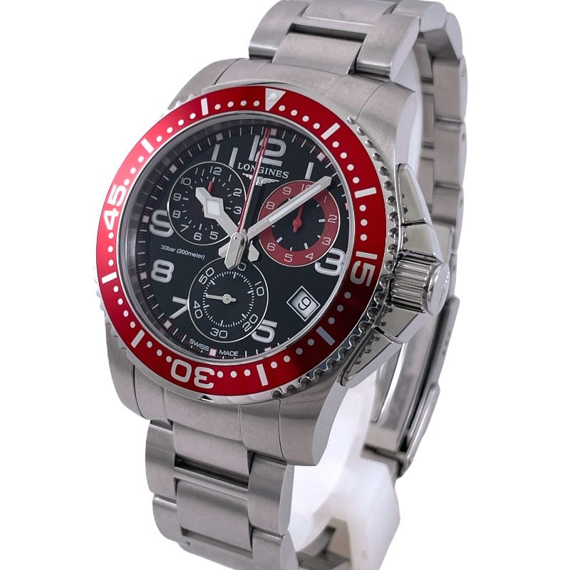 【LONGINES】ロンジン ハイドロコンクエスト L3.690.4 腕時計 ステンレススチール メンズ クオーツ クロノグラフ