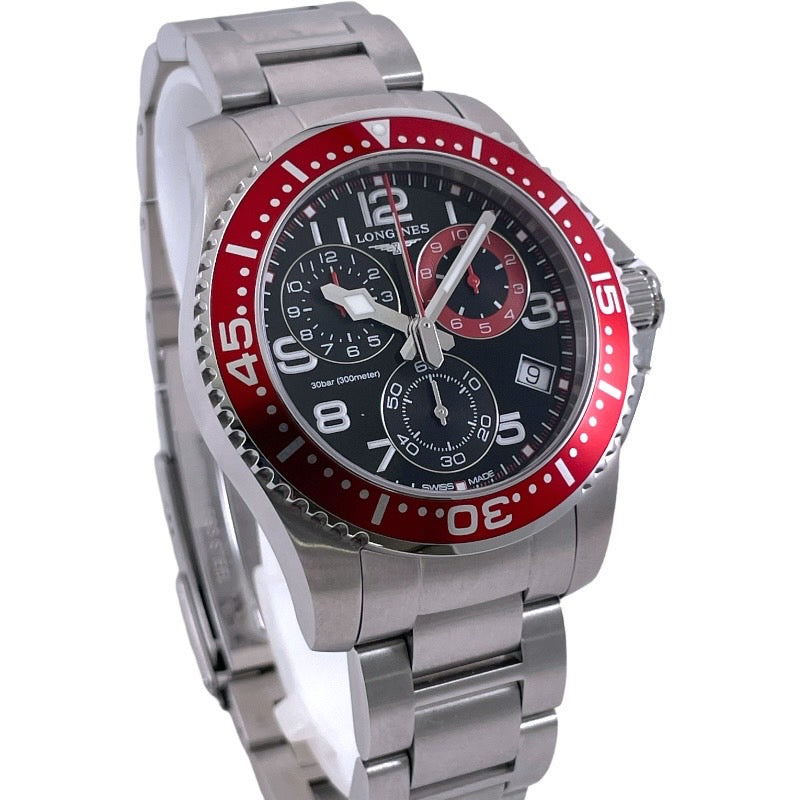 【LONGINES】ロンジン ハイドロコンクエスト L3.690.4 腕時計 ステンレススチール メンズ クオーツ クロノグラフ