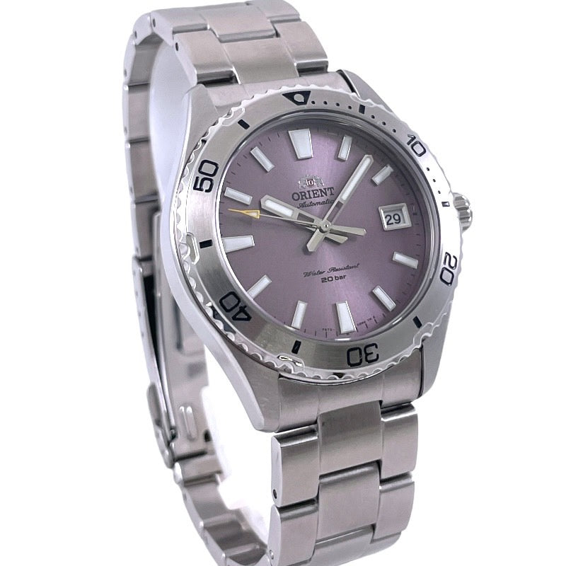【ORIENT】オリエント リミテッドエディション F672-UBA0 腕時計 ステンレススチール メンズ 200本限定 自動巻き パープル文字盤