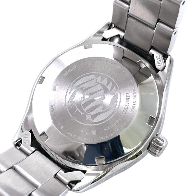 【ORIENT】オリエント リミテッドエディション F672-UBA0 腕時計 ステンレススチール メンズ 200本限定 自動巻き パープル文字盤