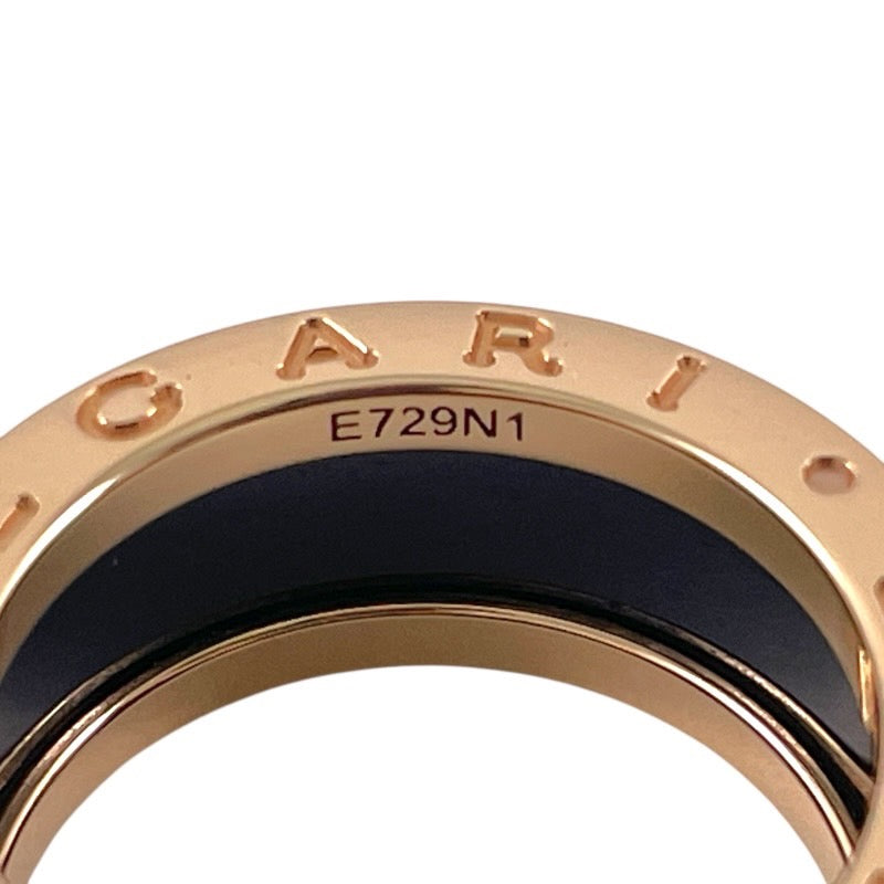 【BVLGARI】ブルガリ B-zero1 ビーゼロワン リング・指輪 K18ピンクゴールド レディース 750 セラミック 51号 日本サイズ10号