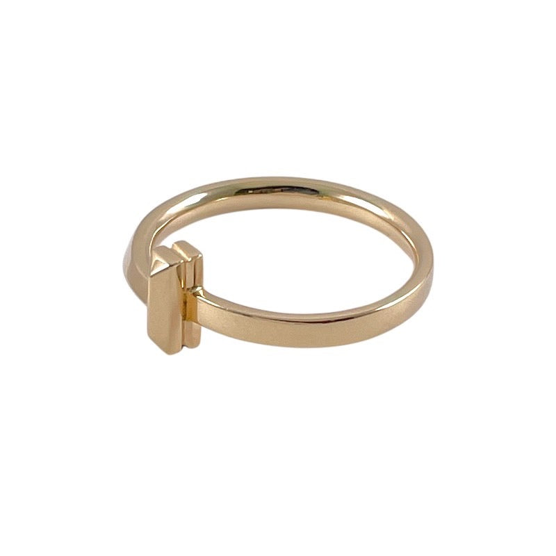 【TIFFANY&Co.】ティファニー Tワン ナロー リング・指輪 K18イエローゴールド レディース 750 13号
