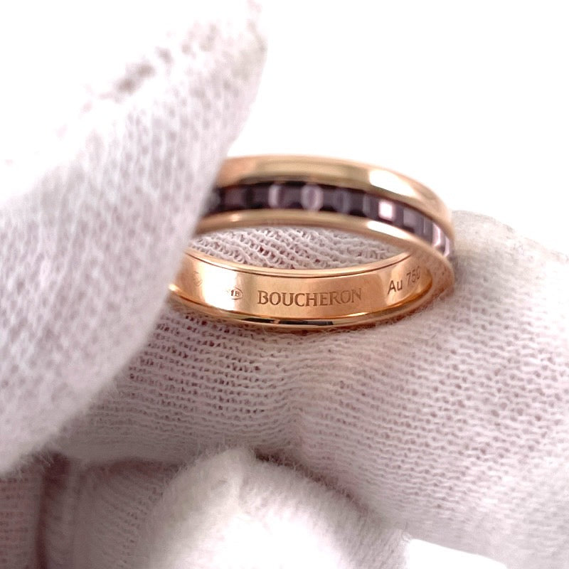 【Boucheron】ブシュロン キャトル クラシック リング・指輪 K18ピンクゴールド レディース 750 48号 日本サイズ8号