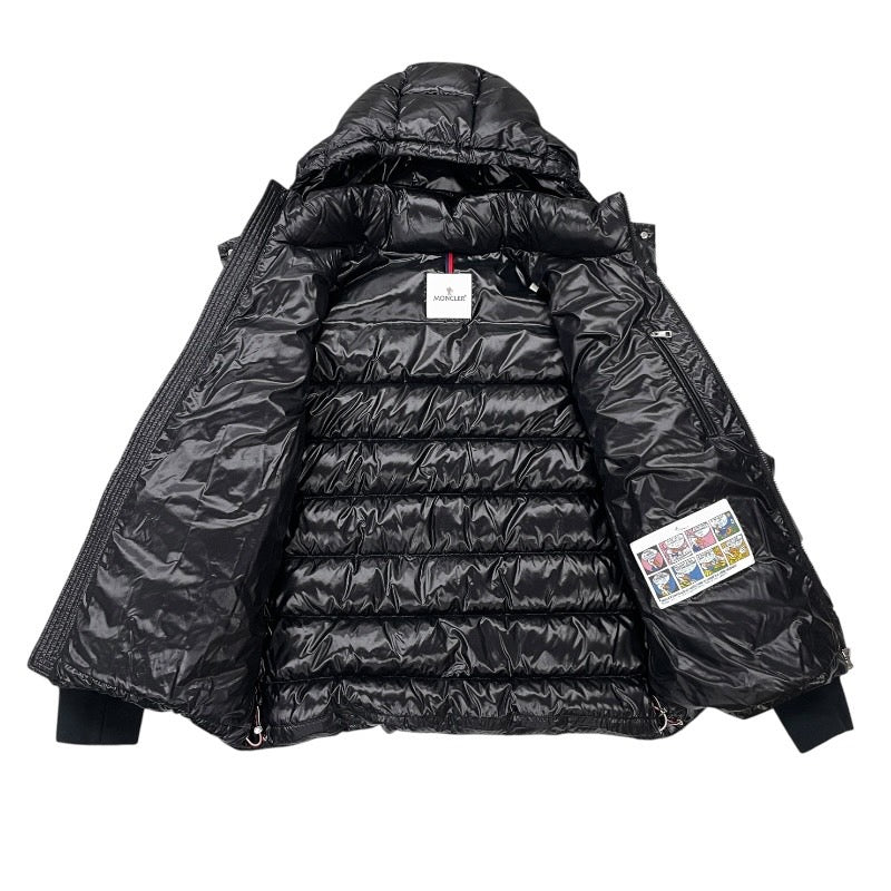 【MONCLER】モンクレール CORYDALE GIUBBOTTO ダウンジャケット ナイロン メンズ コリーデル 黒 ブラック フード サイズ4