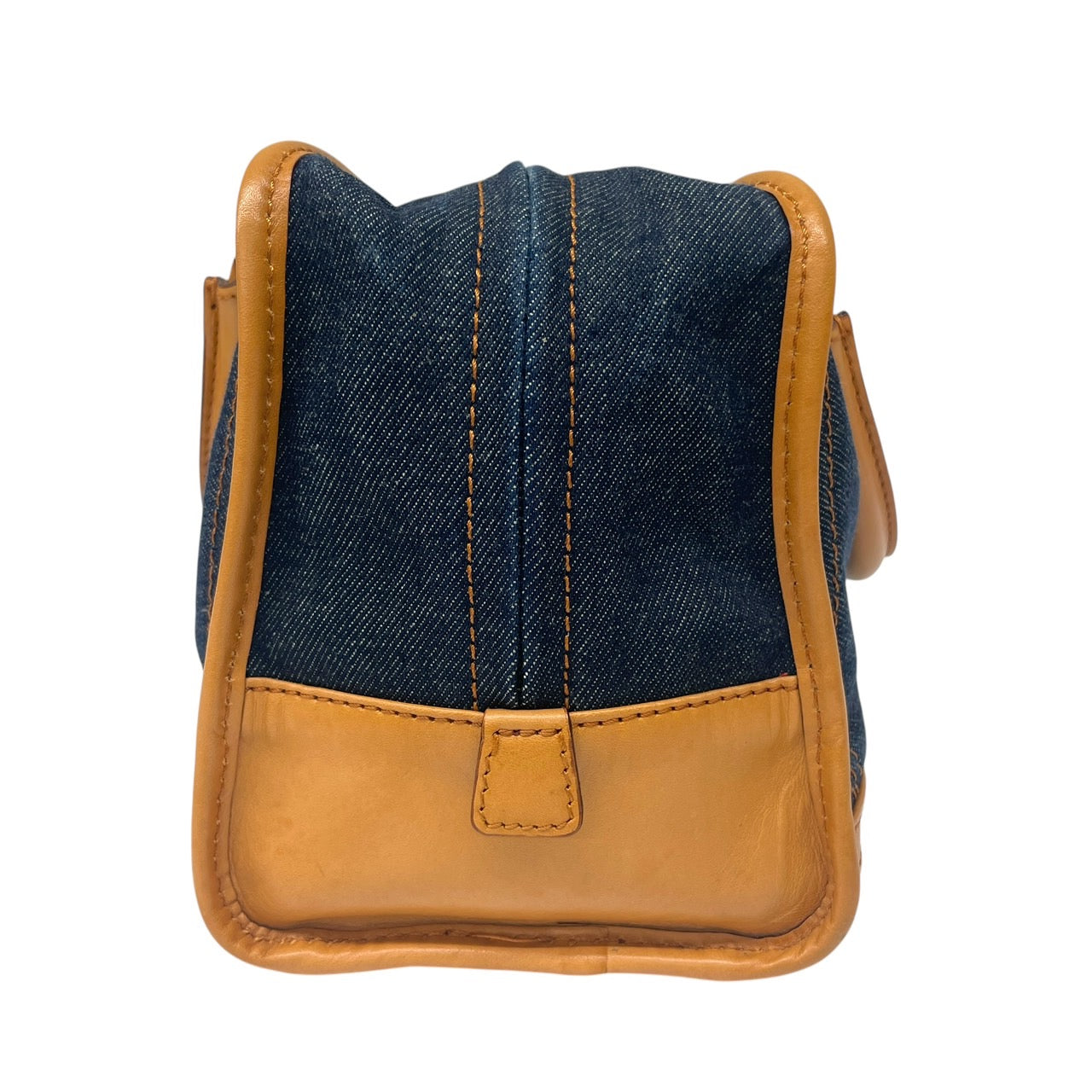 【LOEWE】ロエベ アマソナ28 ハンドバッグ レザー レディース デニム インディゴブルー