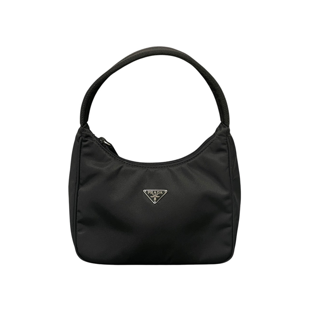 【PRADA】プラダ アクセサリーポーチ MV519 ハンドバッグ ナイロン レディース 黒 ブラック ミニバッグ