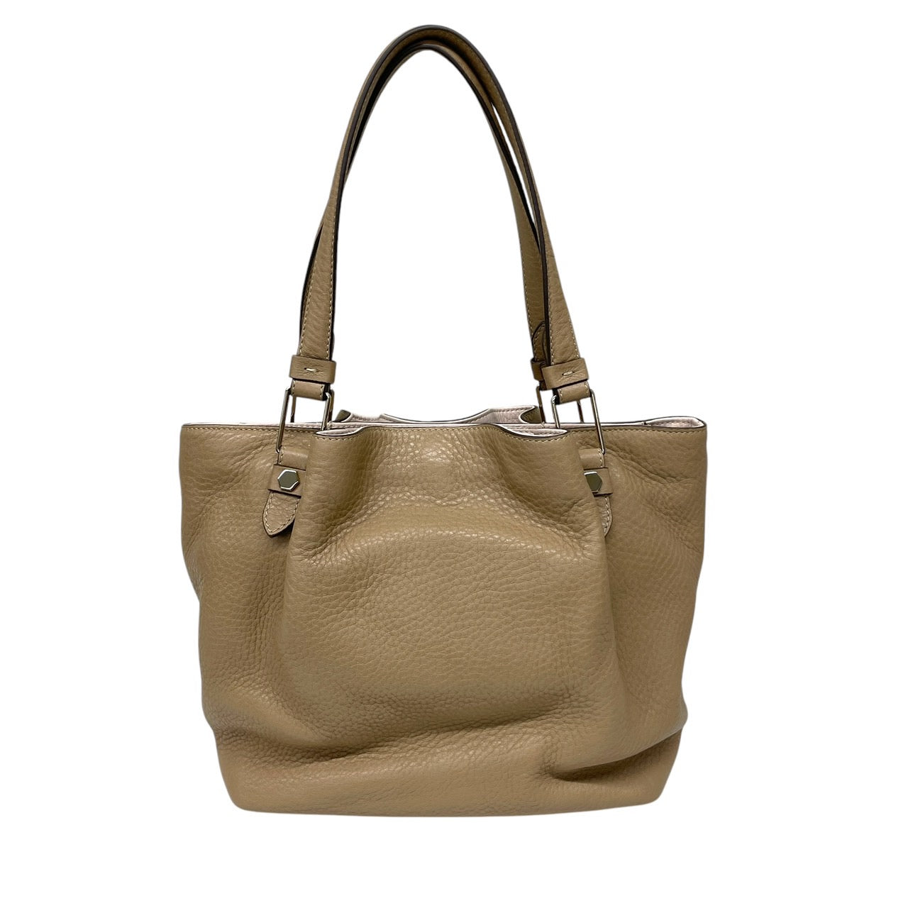 【TOD’S】トッズ フラワー トートバッグ レザー レディース ベージュ ハンド