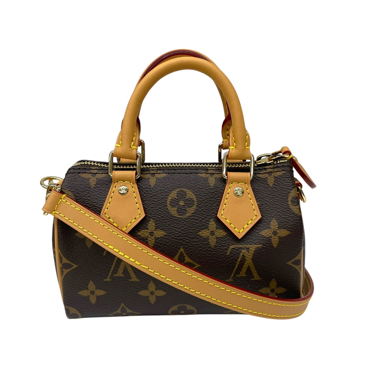 LOUIS VUITTON】ルイ・ヴィトン ナノスピーディ M81085 ショルダー 
