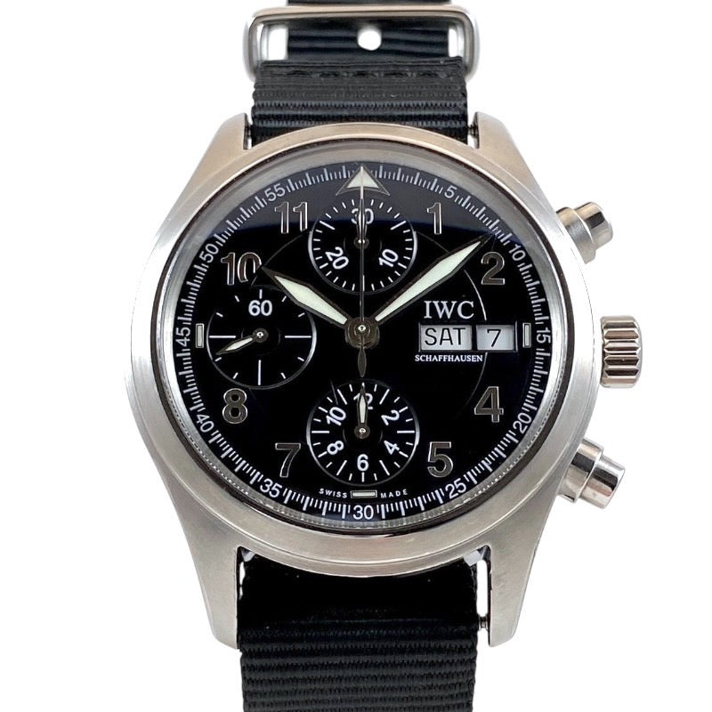 【IWC】インターナショナルウォッチカンパニー スピットファイア クロノグラフ IW370613 腕時計 ステンレススチール メンズ オートマティック 自動巻き