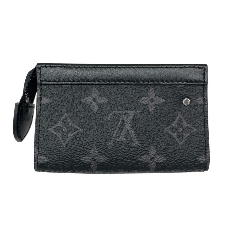 【LOUIS VUITTON】ルイ・ヴィトン ポシェット・クレ ヴォワヤージュ M82776 コインケース メンズ モノグラム エクリプス