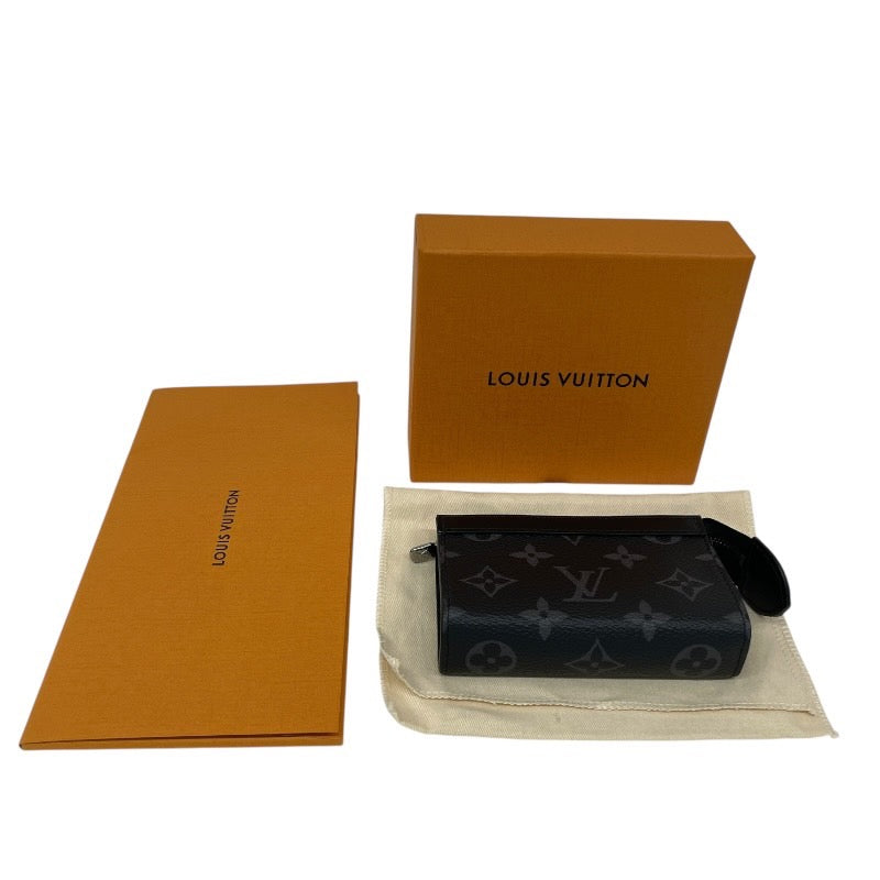 【LOUIS VUITTON】ルイ・ヴィトン ポシェット・クレ ヴォワヤージュ M82776 コインケース メンズ モノグラム エクリプス