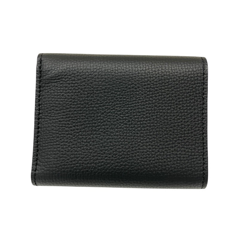 【LOEWE】ロエベ アナグラム トライフォールド C821TR2X02 三つ折り財布 レザー レディース 黒 ブラック