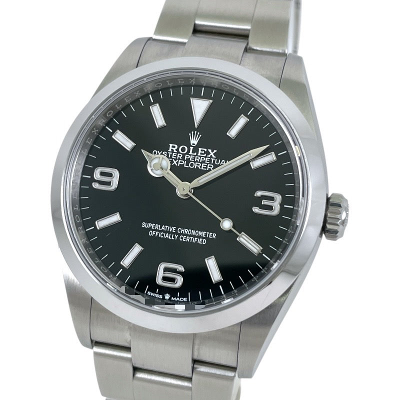 【ROLEX】ロレックス エクスプローラーI 124270 腕時計 ステンレススチール メンズ ランダム番 2022年ギャラ 自動巻き