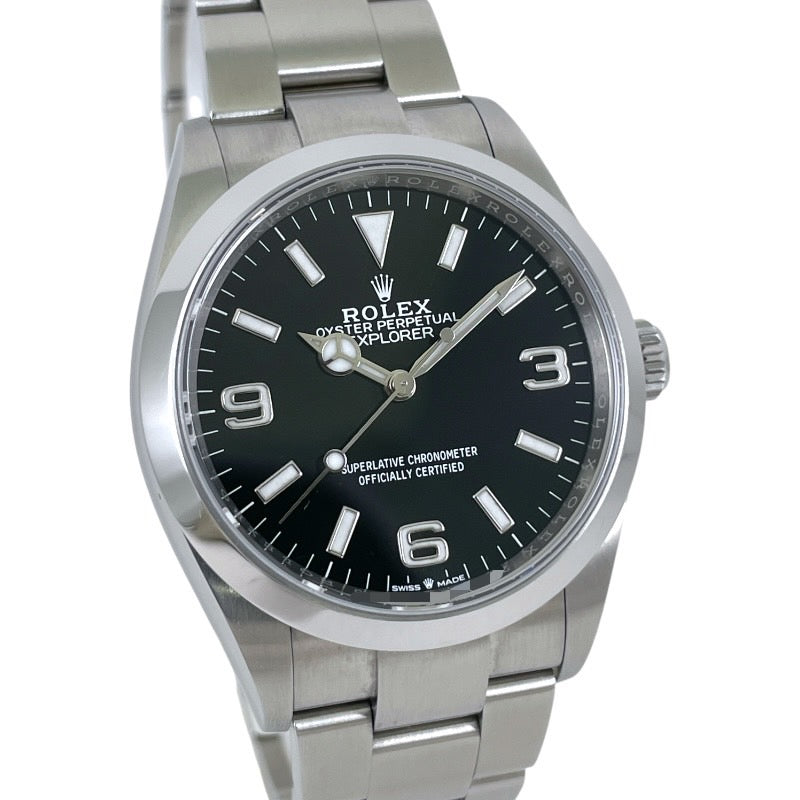 【ROLEX】ロレックス エクスプローラーI 124270 腕時計 ステンレススチール メンズ ランダム番 2022年ギャラ 自動巻き