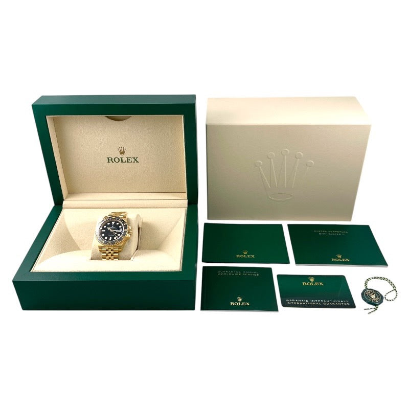 【ROLEX】ロレックス GMTマスターII 126718GRNR 腕時計 K18イエローゴールド メンズ ランダム番 2024年ギャラ ジュビリー