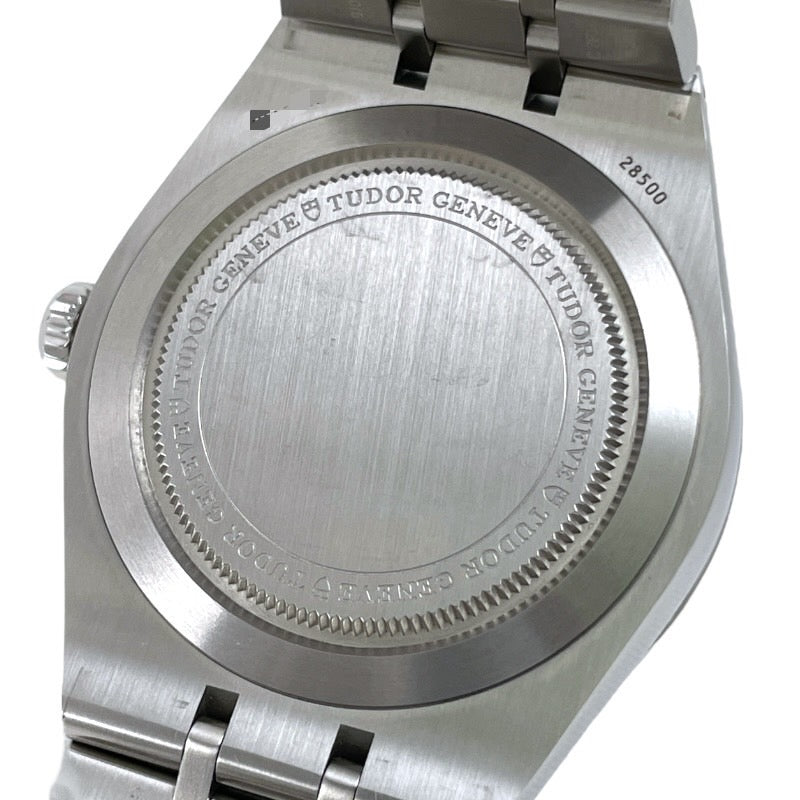 【TUDOR】チューダー チュードル 28500 腕時計 ステンレススチール メンズ ロイヤル デイト 黒文字盤 ブラック 自動巻き 2024年ギャラ
