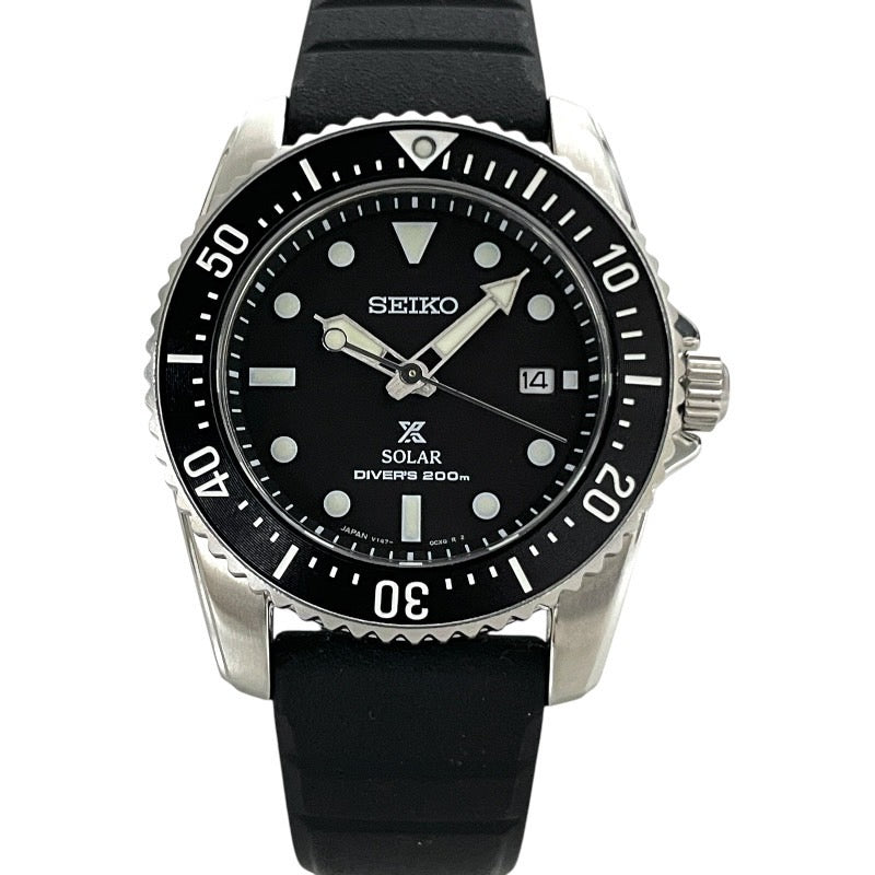 【SEIKO】セイコー プロスペックス SBDN075 V147-0CS0 腕時計 SS/ラバー メンズ ダイバー スキューバ 200m ソーラー