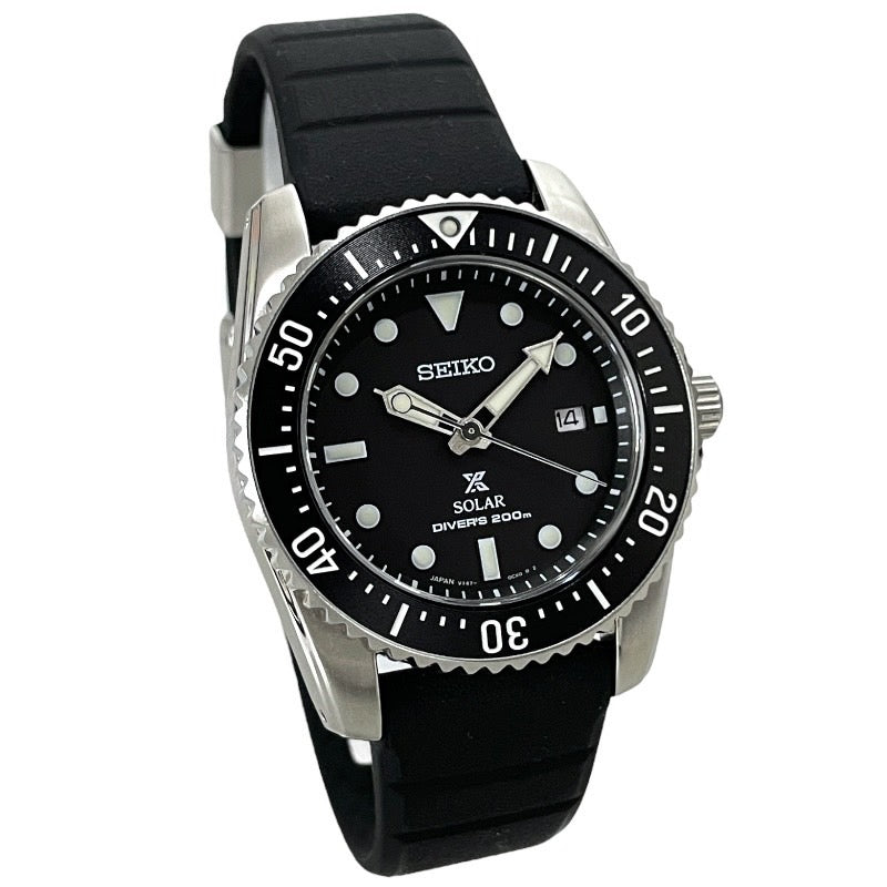 【SEIKO】セイコー プロスペックス SBDN075 V147-0CS0 腕時計 SS/ラバー メンズ ダイバー スキューバ 200m ソーラー