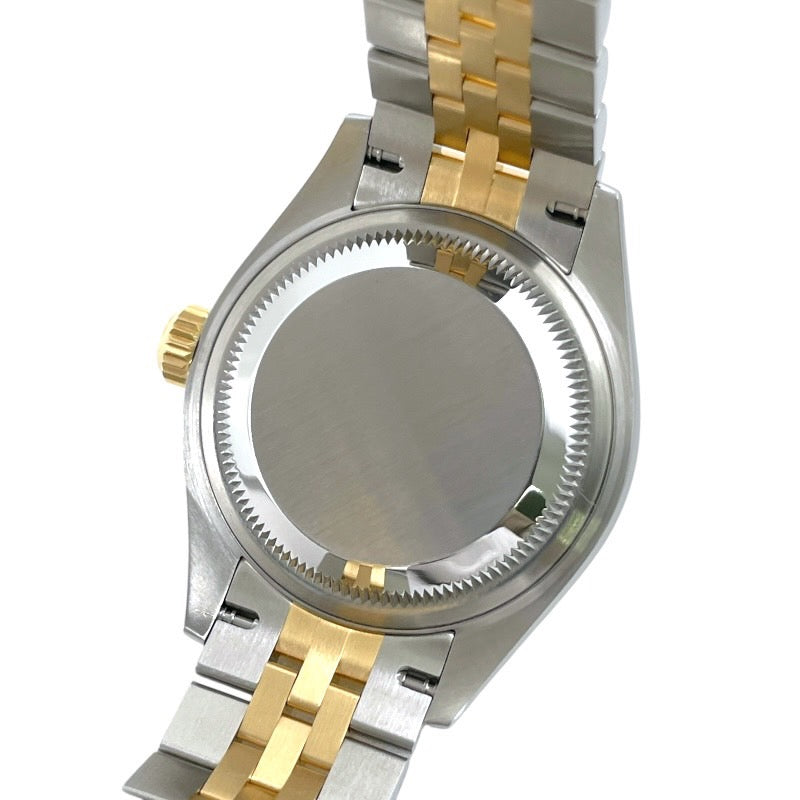 【ROLEX】ロレックス デイトジャスト28 279173G 腕時計 SS/YG レディース ランダム番 2019年ギャラ ラベンダータペストリー 10Pダイヤモンド