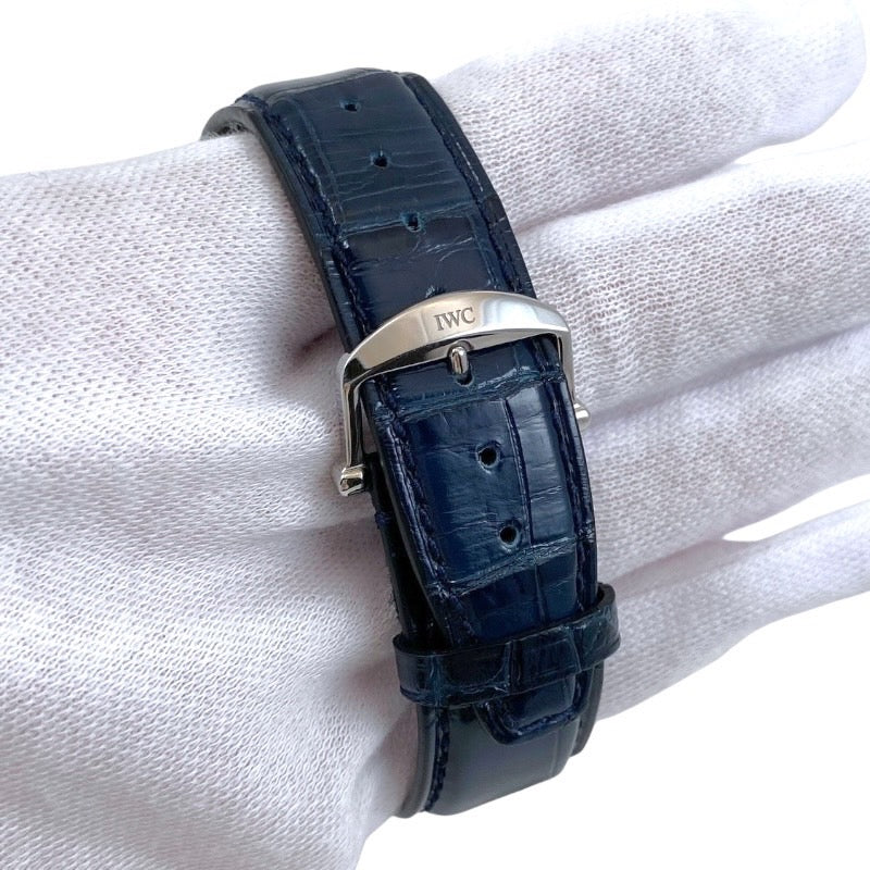 【IWC】インターナショナルウォッチカンパニー ポートフィノ 40mm オートマティック IW356527 腕時計 SS/レザー メンズ 自動巻き