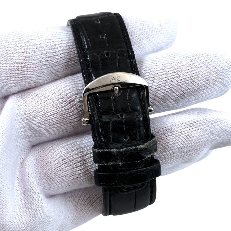 【IWC】インターナショナルウォッチカンパニー ポートフィノ オートマティック IW356523 腕時計 ステンレススチール メンズ レザー 青文字盤 ブルー
