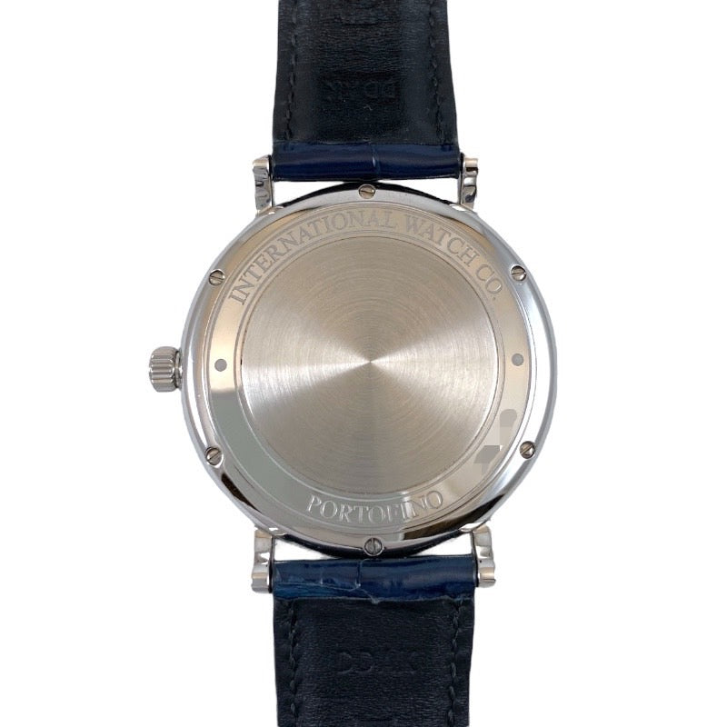【IWC】インターナショナルウォッチカンパニー ポートフィノ 40mm オートマティック IW356527 腕時計 SS/レザー メンズ 自動巻き