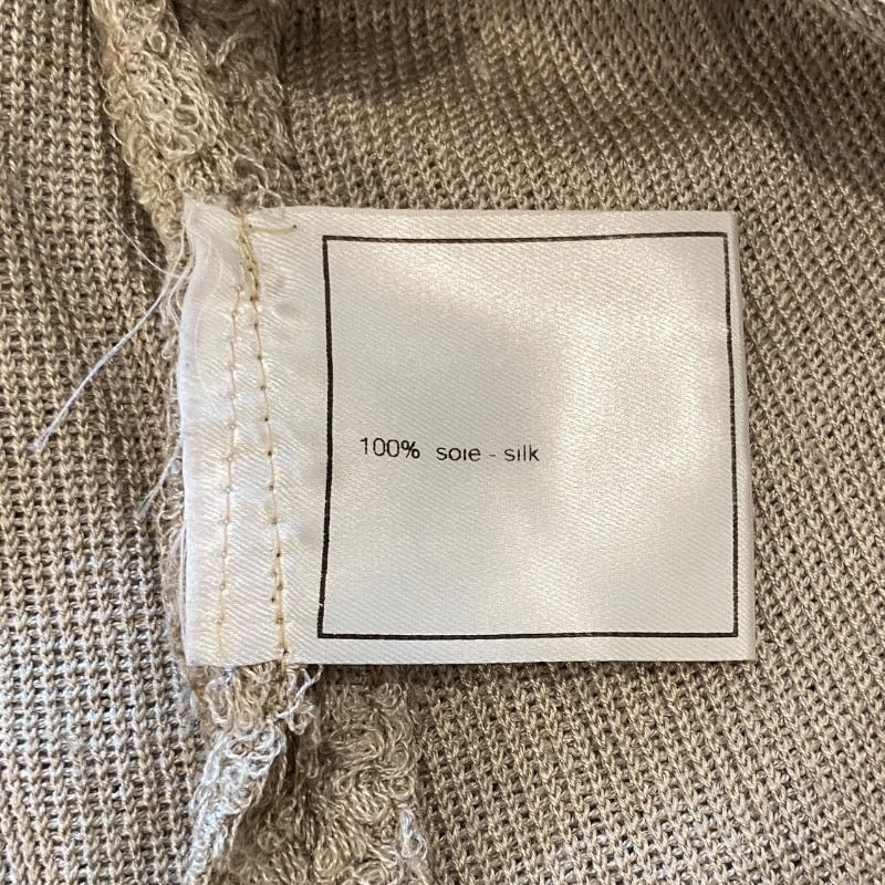 【CHANEL】シャネル ショート丈ジャケット カーディガン シルク レディース シルクテリークロス CCボタン