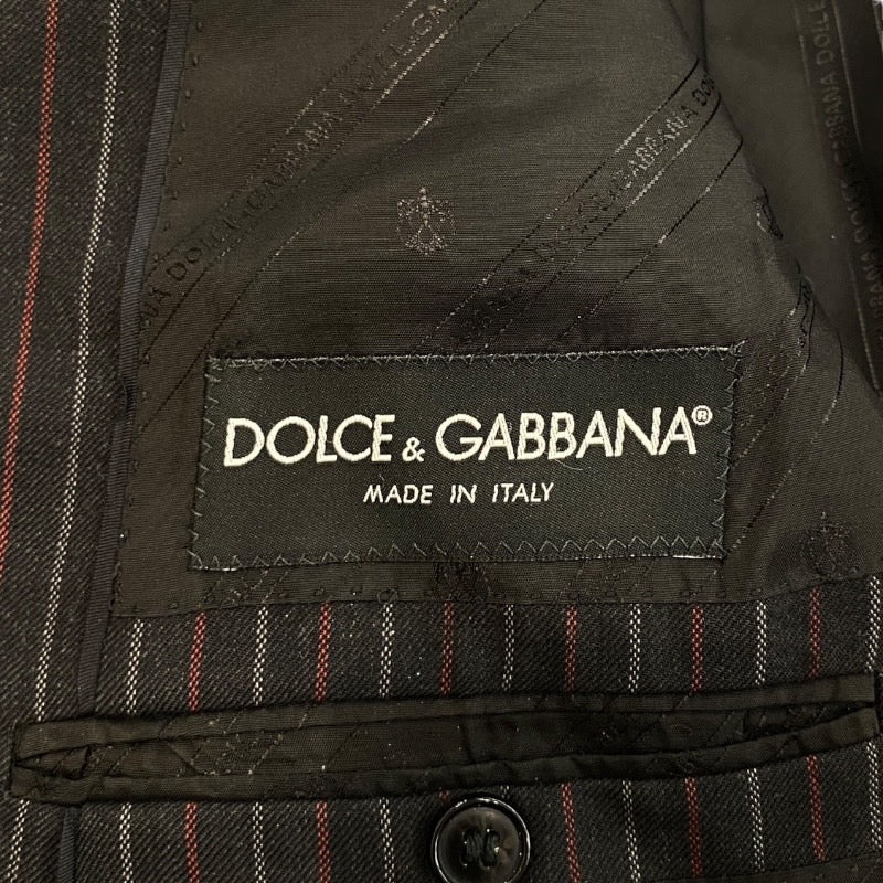 【DOLCE&GABBANA】ドルチェアンドガッバーナ スーツ ウール メンズ セットアップ ストライプ パンツ