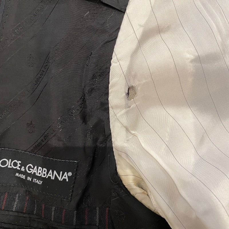 【DOLCE&GABBANA】ドルチェアンドガッバーナ スーツ ウール メンズ セットアップ ストライプ パンツ