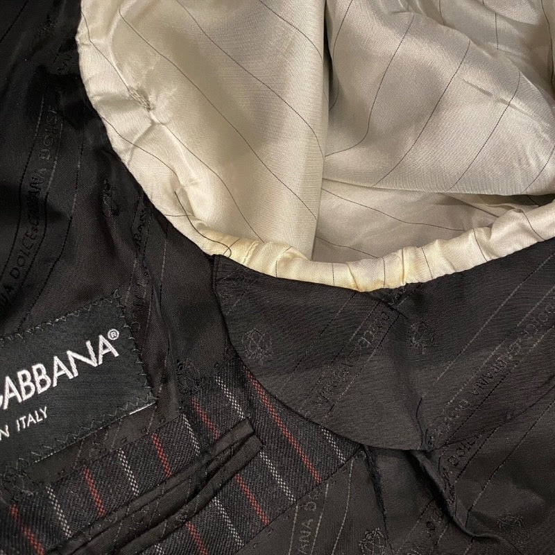 【DOLCE&GABBANA】ドルチェアンドガッバーナ スーツ ウール メンズ セットアップ ストライプ パンツ