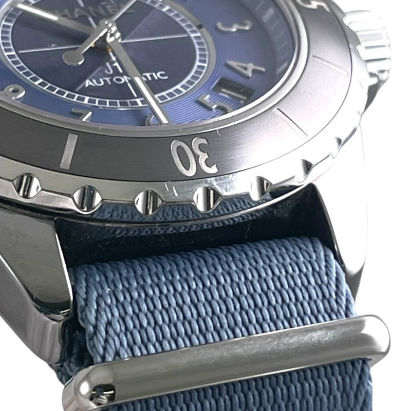 【CHANEL】シャネル J12 G.10 H4338 腕時計 メンズ 自動巻き オートマティック ブルー