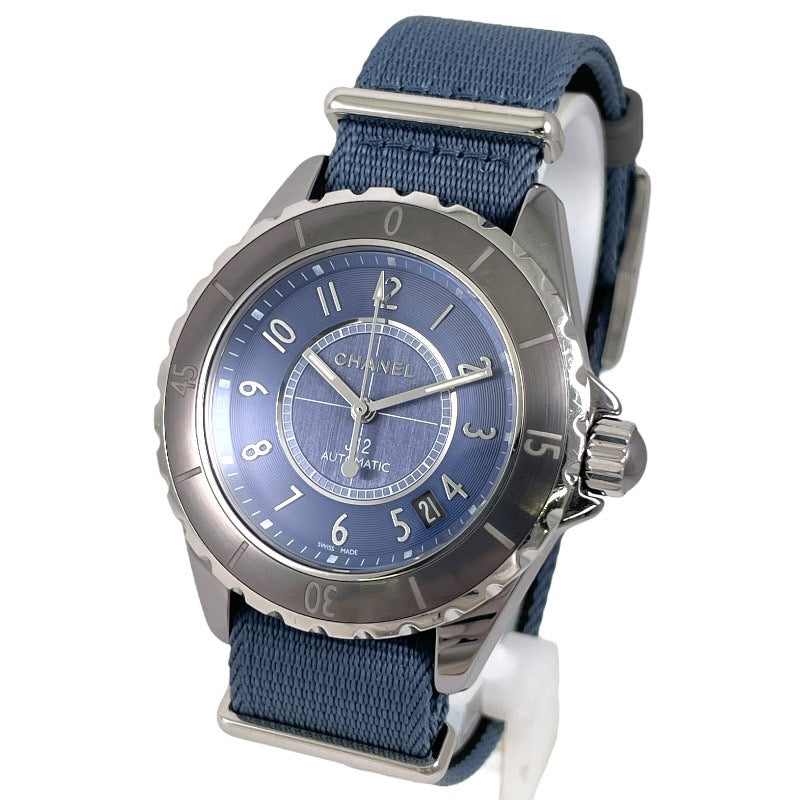 【CHANEL】シャネル J12 G.10 H4338 腕時計 メンズ 自動巻き オートマティック ブルー