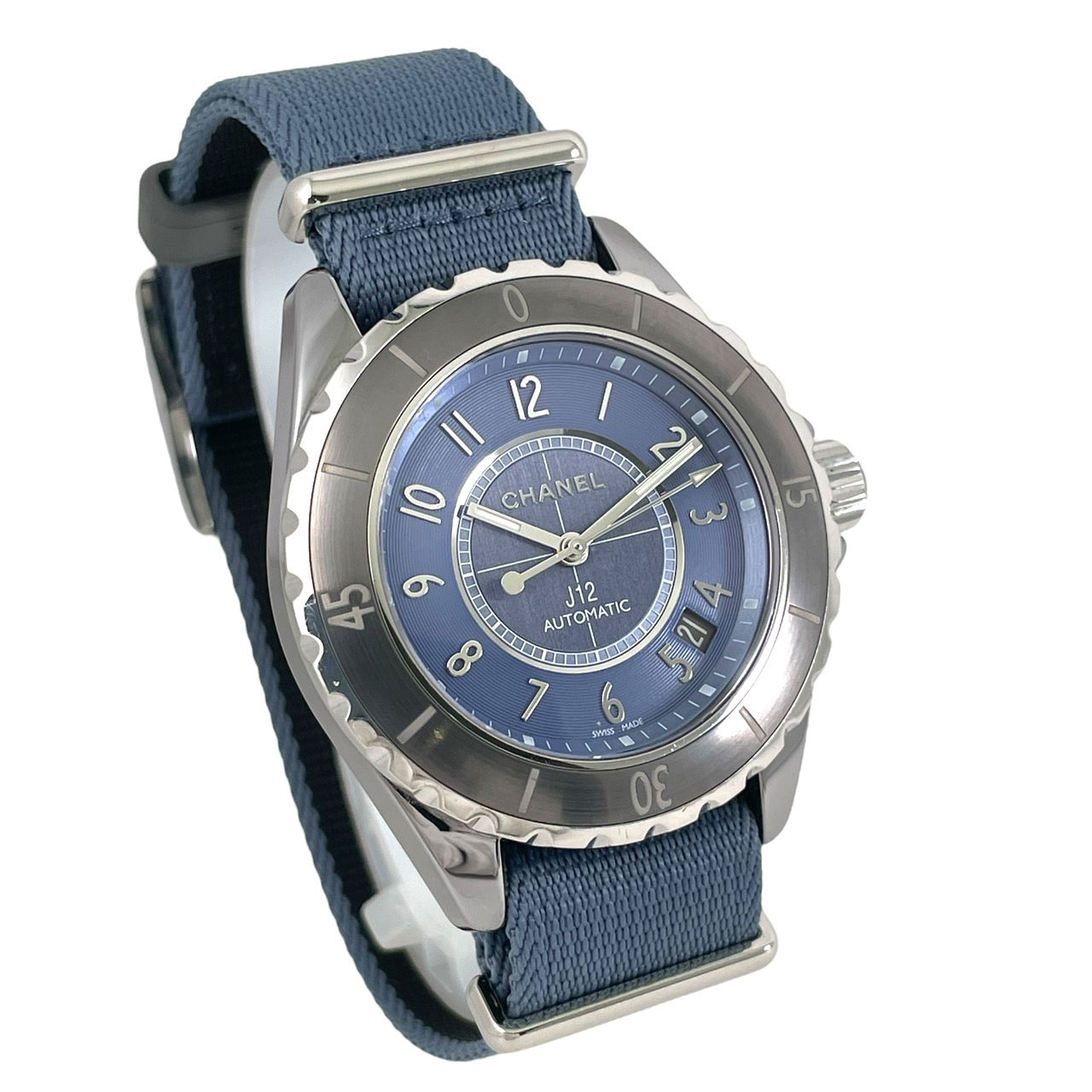【CHANEL】シャネル J12 G.10 H4338 腕時計 メンズ 自動巻き オートマティック ブルー