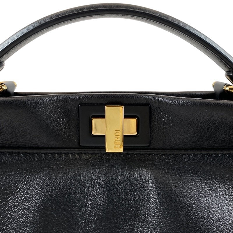 【FENDI】フェンディ ピーカブー ミニ バグズ モンスターアイ 8BN244 ハンドバッグ レザー レディース 2WAY ショルダー