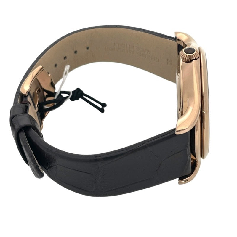 【未使用品】【Emporio Armani】エンポリオ・アルマーニ ARS3025 腕時計 SS/レザー メンズ 未使用品 自動巻き ブラウン文字盤 オートマティック