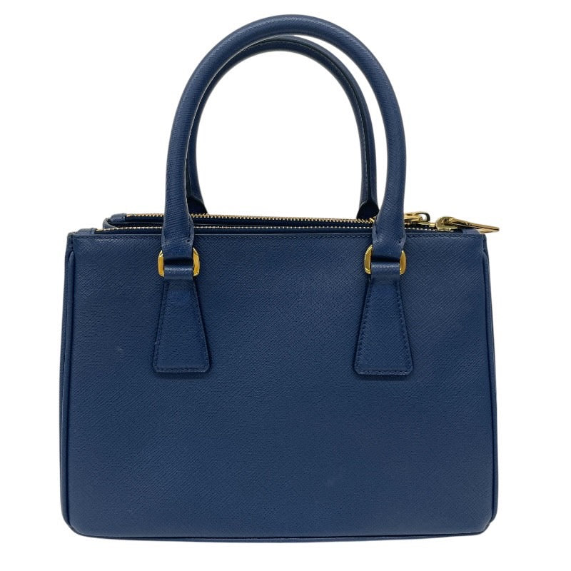【PRADA】プラダ ガレリア 2WAY 1BA896 ハンドバッグ レザー レディース ショルダー サフィアーノ ブルー 青