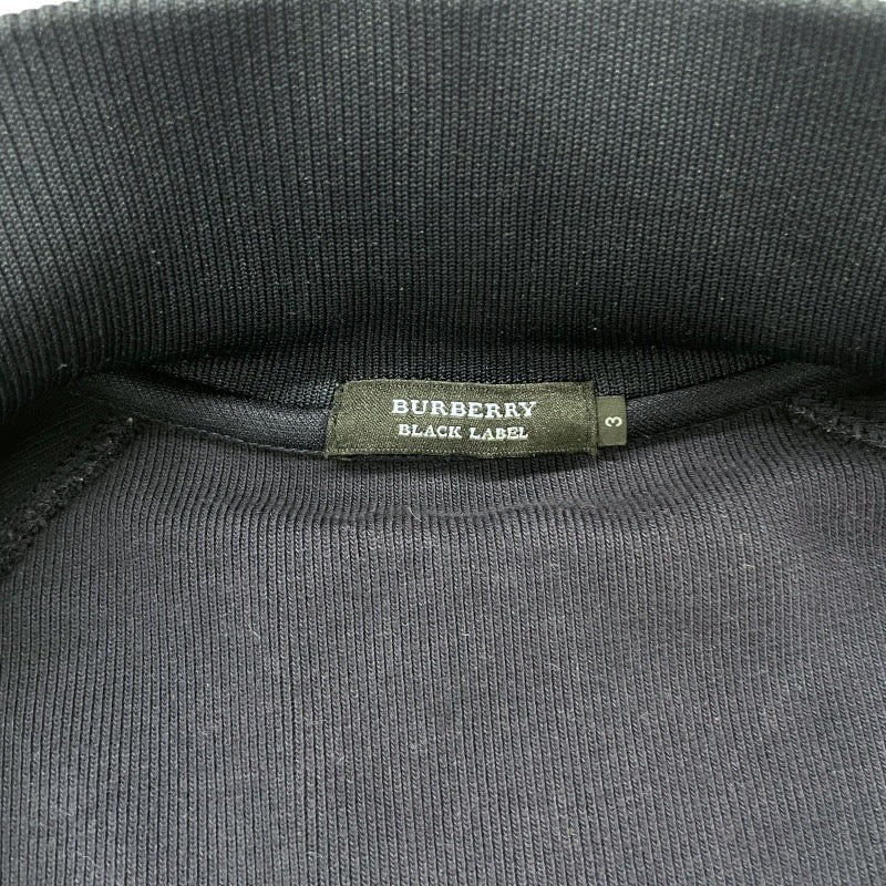 【BURBERRY BLACK LABEL】バーバリーブラックレーベル トラックジャケット ナイロンジャケット メンズ ジャージ ナイロン サイズ3 ネイビー 紺