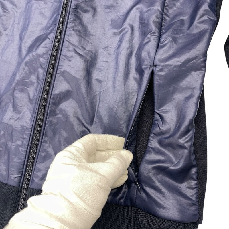 【BURBERRY BLACK LABEL】バーバリーブラックレーベル トラックジャケット ナイロンジャケット メンズ ジャージ ナイロン サイズ3 ネイビー 紺