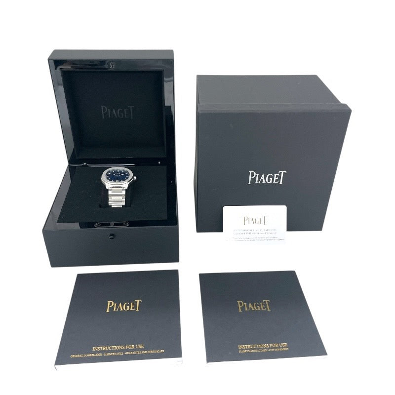 【PIAGET】ピアジェ ポロ S ウォッチ G0A41002 腕時計 ステンレススチール メンズ POLP デイト ブルー 青文字盤 自動巻き