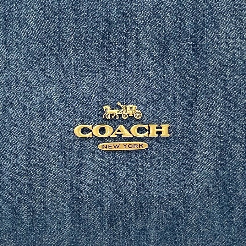 【COACH】コーチ ハドリーホーボー B2298-CA834 ショルダーバッグ レザー レディース ハンド インディゴブルー デニム ワンショルダー